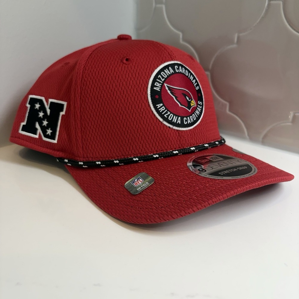 Arizona Cardinals New Era 9SEVENTY Rope Sideline Adjustable Snapback Hat OSFM